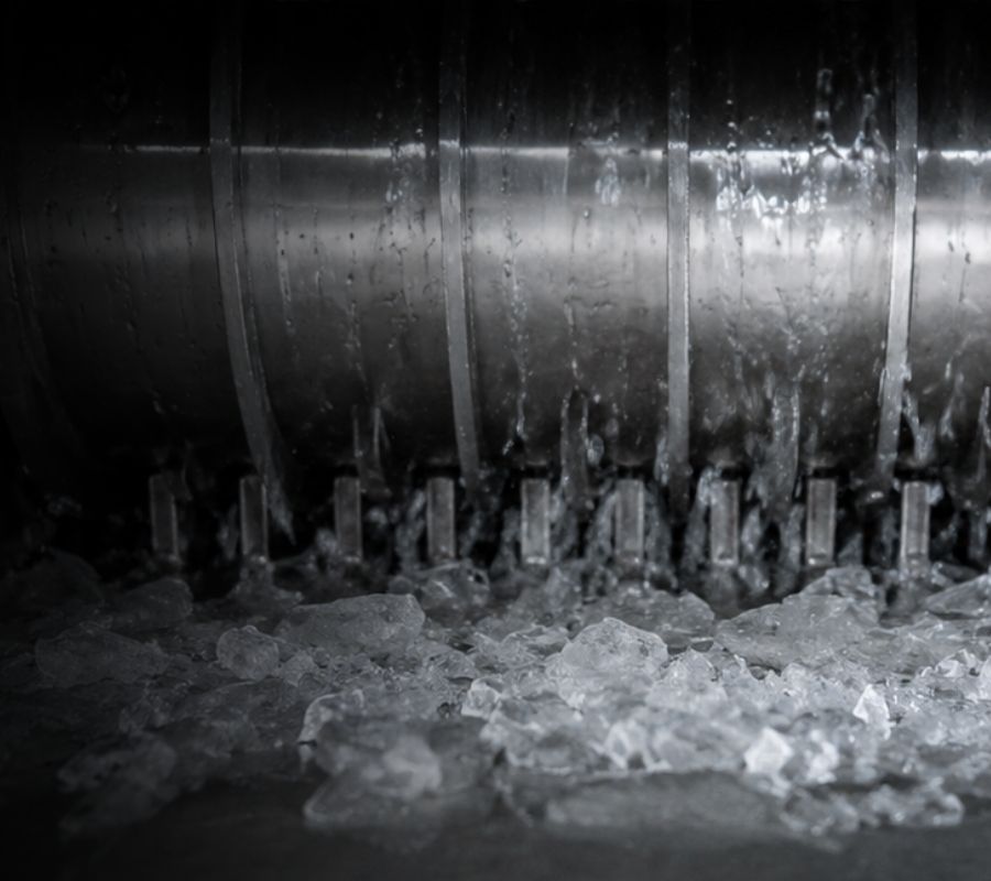 Procesamiento de hielo
